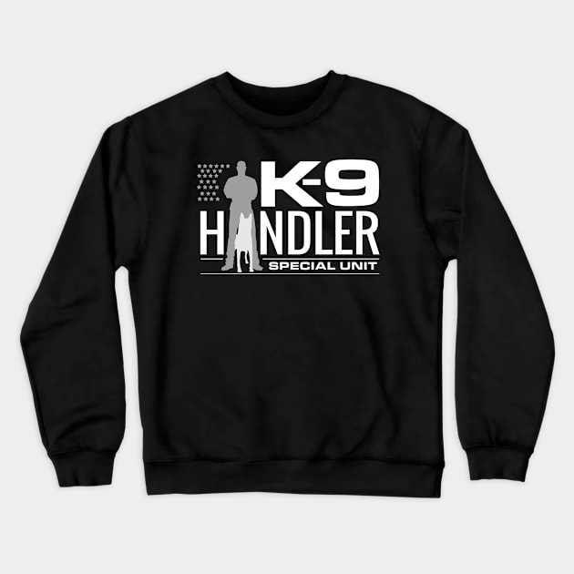 K-9 Handler - K9 Unit - Malinois Crewneck Sweatshirt by Nartissima